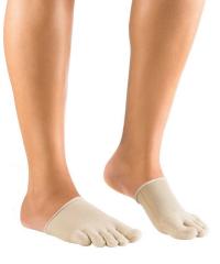 Knitido Dr. Foot Hallux Valgus Toe Half Socks, Beige