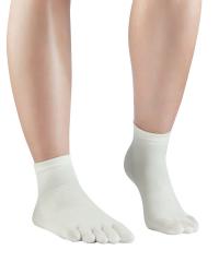 Knitido Silkroad Ankle Socks, White