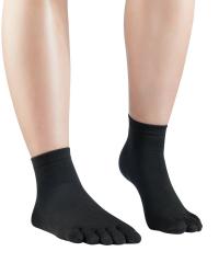 Knitido Silkroad Ankle Socks, Black