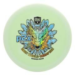 Discmania Glow P-Line Flex 3 P2X -Gannon Buhr 2025 WC Triple Foil-, Vihreä