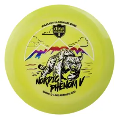 Discmania Q-Line Swirl Premier DD3 - Nordic Phenom V - Niklas Anttila Signature Series, Day glow green/white