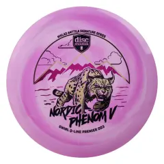 Discmania Q-Line Swirl Premier DD3 - Nordic Phenom V - Niklas Anttila Signature Series, Purple/white