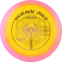 Westside Discs Tournament Orbit Hatchet, Keltainen/Pinkki
